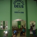 Fachada do templo central da Igreja em São Sebastião-TO