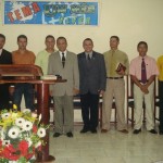 Militares da Capelania Evangélica da 4ª CIPM, ao centro, Pastor Salvador
