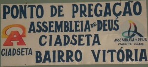 Placa da Congregação Vitória