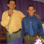 Evangelista Filemon Tavares (líder de jovens) e o vice Pb Adevaldo