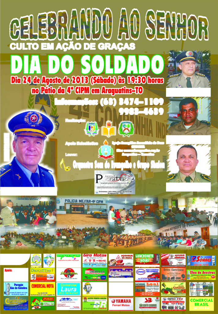 Dia do Soldado - Cartaz