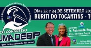BURITI: XXI Congresso da UMADEBIP acontecerá com a participação da dupla Canção & Louvor