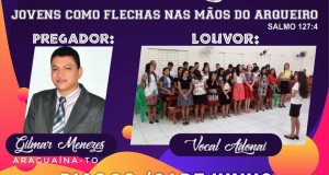 ARAGUATINS: Congresso Unificado de Jovens e Adolescentes acontecerá na Congregação Betel
