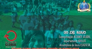 ARAGUATINS: Departamento dos Adolescentes da Assembleia de Deus CIADSETA realizou neste final de semana, evangelização no centro da cidade